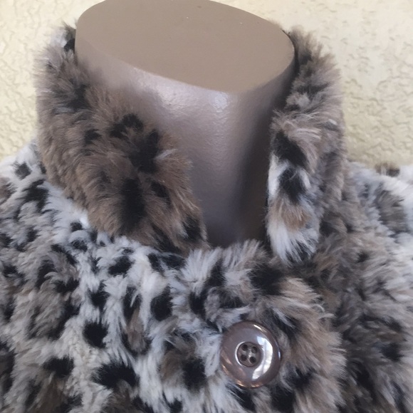 Coldwater Creek Leopard Vest - Faux - S ⭐️ NWT - Picture 3 of 7